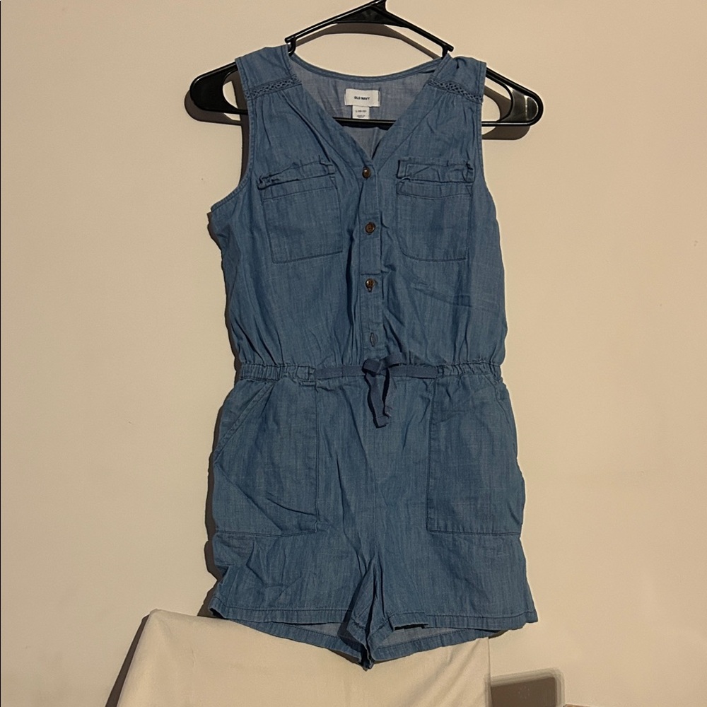 Old Navy Denim Blue Kids Romper
